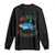 Christmas Shark Long Sleeve Shirt Funny Merry Sharkmas Xmas Gift TS12 Black Print Your Wear