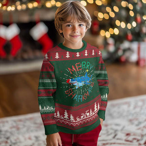 Xmas Shark Ugly Christmas Sweater Funny Merry Sharkmas Xmas Gift TS12 Christmas Print Your Wear