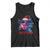 Funny Christmas Santa Shark Xmas Gift Tank Top TS12 Black Print Your Wear