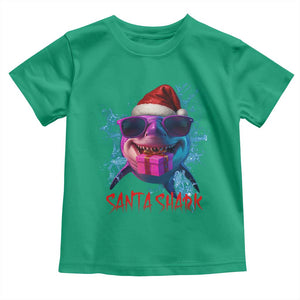 Funny Christmas Santa Shark Xmas Gift Toddler T Shirt TS12 Irish Green Print Your Wear