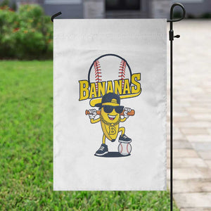 Cool Banana Playing Baseball Garden Flag Funny Fruit Sports Gift TS12 Print Your Wear