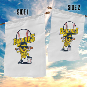 Cool Banana Playing Baseball Garden Flag Funny Fruit Sports Gift TS12 Print Your Wear