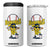Cool Banana Playing Baseball 4 in 1 Can Cooler Tumbler Funny Fruit Sports Gift TS12 One Size: 16 oz White Print Your Wear