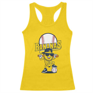 Cool Banana Playing Baseball Racerback Tank Top Funny Fruit Sports Gift TS12 Daisy Print Your Wear