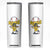 Cool Banana Playing Baseball Skinny Tumbler Funny Fruit Sports Gift TS12 White Print Your Wear
