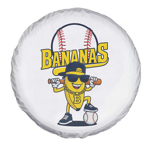 Cool Banana Playing Baseball Spare Tire Cover Funny Fruit Sports Gift TS12 Print Your Wear