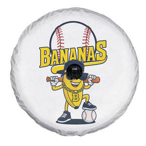 Cool Banana Playing Baseball Spare Tire Cover Funny Fruit Sports Gift TS12 Print Your Wear