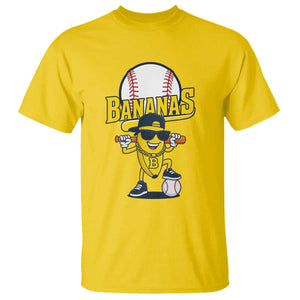 Cool Banana Playing Baseball T Shirt Funny Fruit Sports Gift TS12 Daisy Print Your Wear