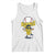 Cool Banana Playing Baseball Tank Top Funny Fruit Sports Gift TS12 White Print Your Wear