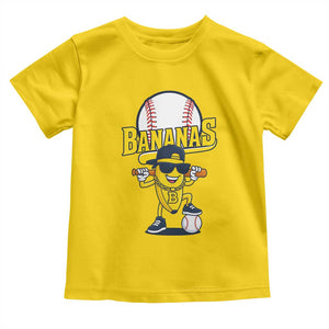 Cool Banana Playing Baseball Toddler T Shirt Funny Fruit Sports Gift TS12 Daisy Print Your Wear