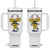 Cool Banana Playing Baseball Tumbler With Handle Funny Fruit Sports Gift TS12 One Size: 40 oz White Print Your Wear