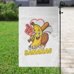 Funny Baseball Garden Flag Lets Go Bananas Fruit Sports Lover Gift TS12 Print Your Wear