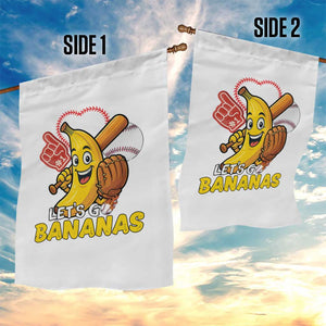 Funny Baseball Garden Flag Lets Go Bananas Fruit Sports Lover Gift TS12 Print Your Wear