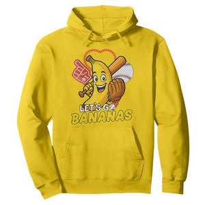 Funny Baseball Hoodie Lets Go Bananas Fruit Sports Lover Gift TS12 Daisy Print Your Wear