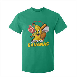 Funny Baseball T Shirt For Kid Lets Go Bananas Fruit Sports Lover Gift TS12 Irish Green Print Your Wear