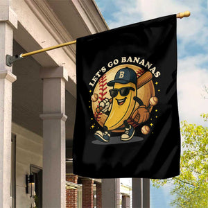 Funny Banana Baseball Garden Flag Sports Humor Banana Baseball TS12 Print Your Wear