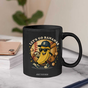 Funny Banana Baseball Coffee Mug Sports Humor Banana Baseball TS12 Print Your Wear