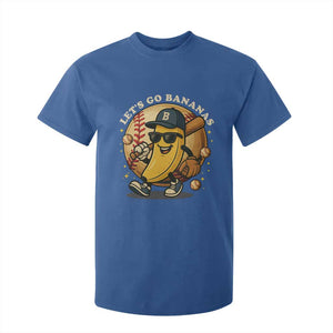 Funny Banana Baseball T Shirt For Kid Sports Humor Banana Baseball TS12 Royal Blue Print Your Wear