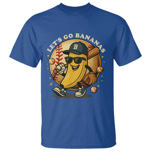 Funny Banana Baseball T Shirt Sports Humor Banana Baseball TS12 Royal Blue Print Your Wear