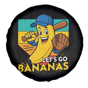 Lets Go Bananas Spare Tire Cover Funny Banana Baseball Fruit Sports Gift TS12 Print Your Wear