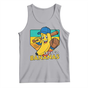 Lets Go Bananas Tank Top Funny Banana Baseball Fruit Sports Gift TS12 Athletic Heather Print Your Wear