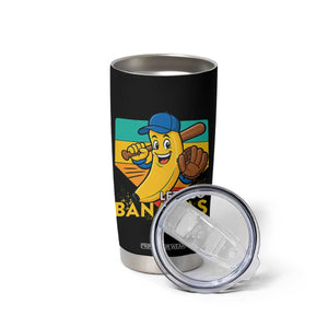 Lets Go Bananas Tumbler Cup Funny Banana Baseball Fruit Sports Gift TS12 Print Your Wear