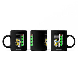 Banana Playing Baseball Lover Coffee Mug Retro American Flag TS12 Print Your Wear