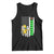 Banana Playing Baseball Lover Tank Top Retro American Flag TS12 Black Print Your Wear