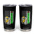 Banana Playing Baseball Lover Tumbler Cup Retro American Flag TS12 Black Print Your Wear