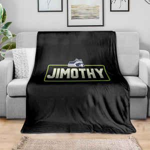 Funny Seattle Jimothy The Raccoon Throw Blanket Football Parody Viral Trash Panda Feral Meme