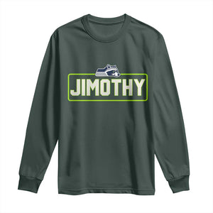 Funny Seattle Jimothy The Raccoon Long Sleeve Shirt Football Parody Viral Trash Panda Feral Meme