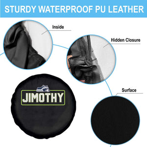 Funny Seattle Jimothy The Raccoon Spare Tire Cover Football Parody Viral Trash Panda Feral Meme