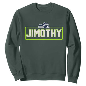 Funny Seattle Jimothy The Raccoon Sweatshirt Football Parody Viral Trash Panda Feral Meme