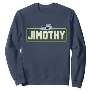 Funny Seattle Jimothy The Raccoon Sweatshirt Football Parody Viral Trash Panda Feral Meme