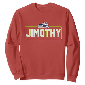 Funny Seattle Jimothy The Raccoon Sweatshirt Football Parody Viral Trash Panda Feral Meme