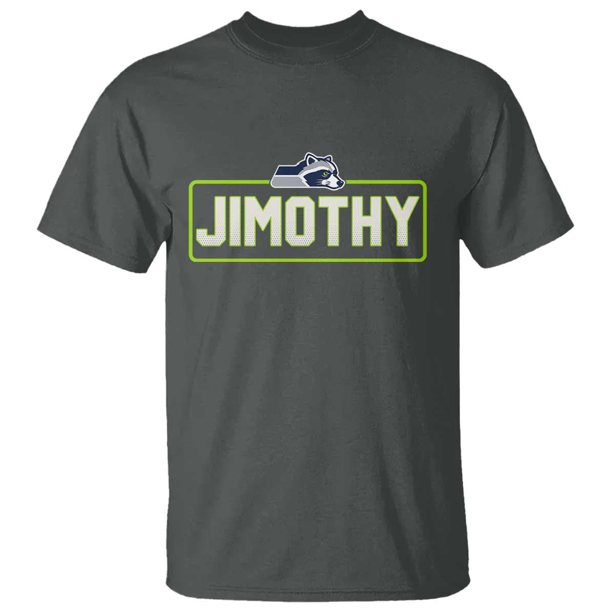 Funny Seattle Jimothy The Raccoon T Shirt Football Parody Viral Trash Panda Feral Meme