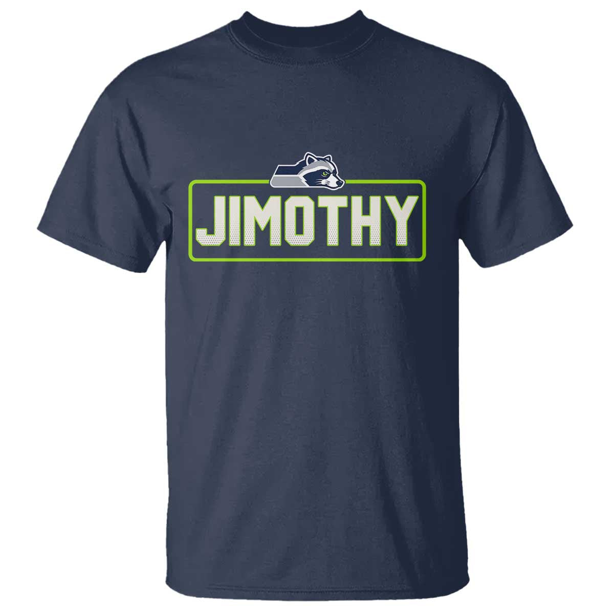 Funny Seattle Jimothy The Raccoon T Shirt Football Parody Viral Trash Panda Feral Meme