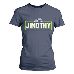 Funny Seattle Jimothy The Raccoon T Shirt For Women Football Parody Viral Trash Panda Feral Meme