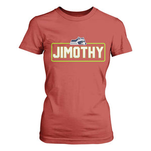 Funny Seattle Jimothy The Raccoon T Shirt For Women Football Parody Viral Trash Panda Feral Meme