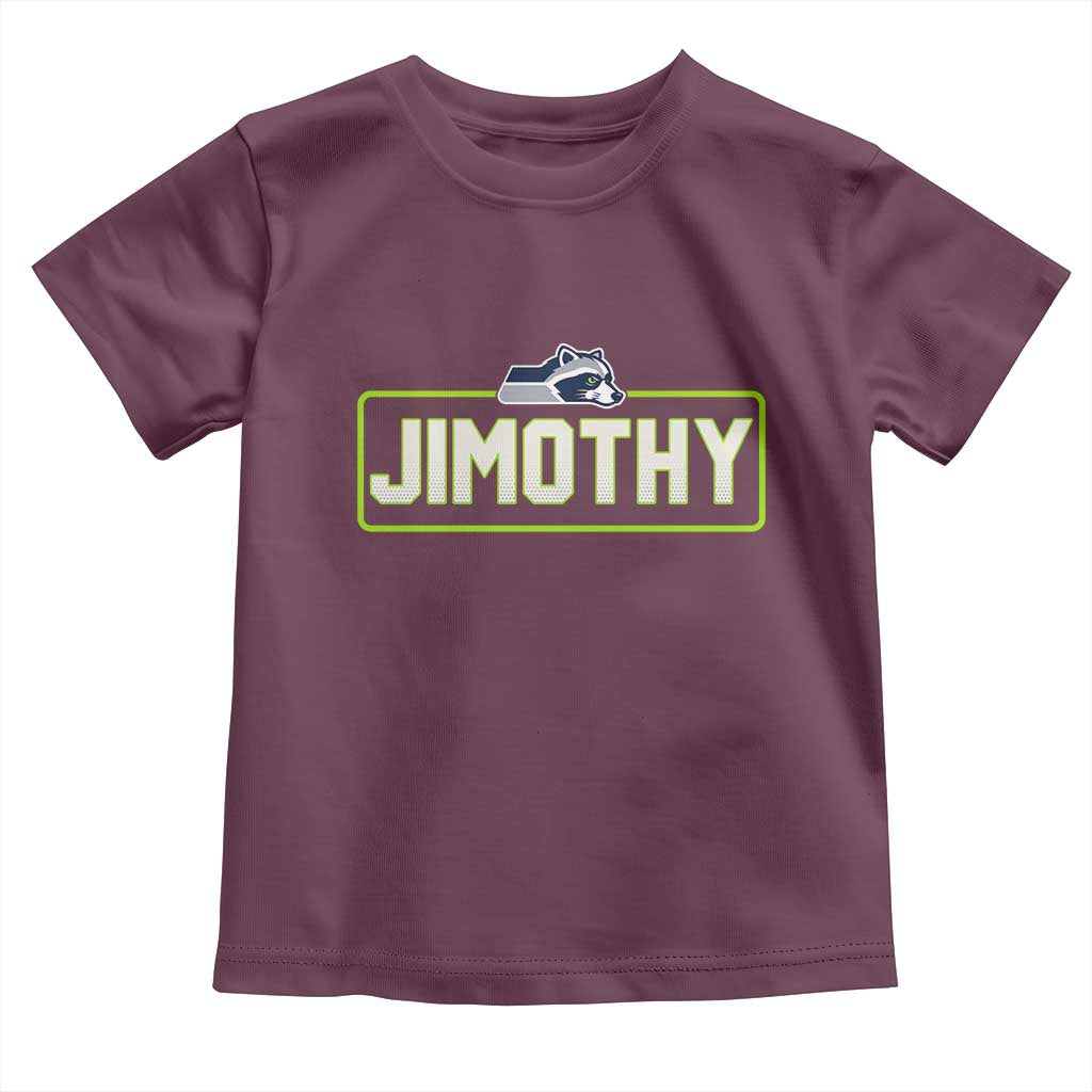 Funny Seattle Jimothy The Raccoon Toddler T Shirt Football Parody Viral Trash Panda Feral Meme