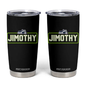 Funny Seattle Jimothy The Raccoon Tumbler Cup Football Parody Viral Trash Panda Feral Meme