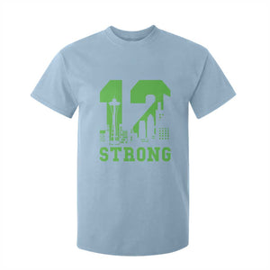 Space Needle Emerald City Skyline Number 12 Typography T Shirt For Kid Pacific Northwest Fan Pride
