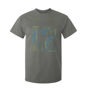 Victory And Strength Number 12 Typography T Shirt For Kid Gift For Football Lovers