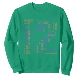 Victory And Strength Number 12 Typography Sweatshirt Gift For Football Lovers