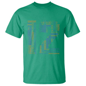 Victory And Strength Number 12 Typography T Shirt Gift For Football Lovers