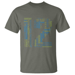 Victory And Strength Number 12 Typography T Shirt Gift For Football Lovers