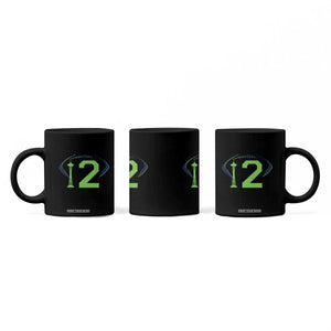 Space Needle Emerald City Number 12 Coffee Mug Sports Fan Pride