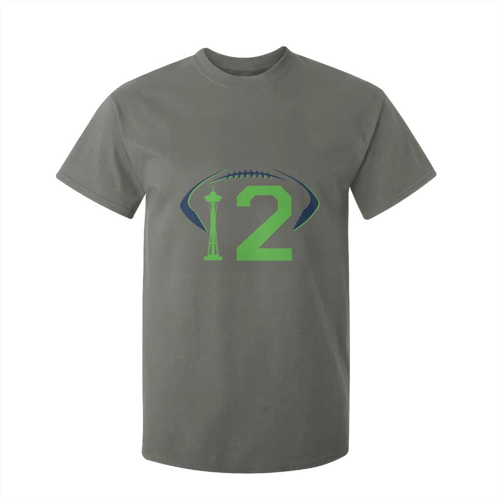 Space Needle Emerald City Number 12 T Shirt For Kid Sports Fan Pride