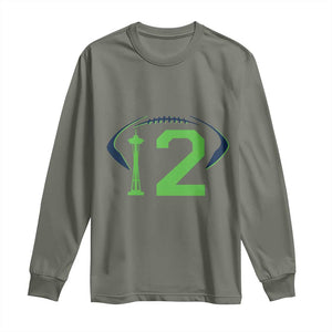 Space Needle Emerald City Number 12 Long Sleeve Shirt Sports Fan Pride
