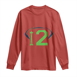 Space Needle Emerald City Number 12 Long Sleeve Shirt Sports Fan Pride